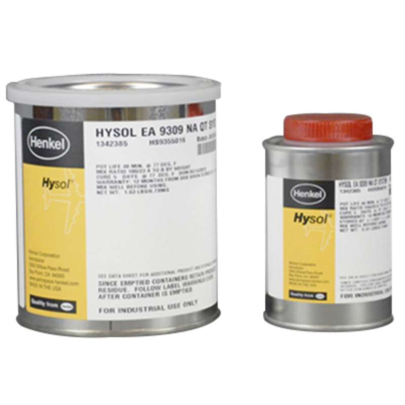LOCTITE® HYSOL® EA 9309NA Part A & B High Strenght Epoxy Adhesive, 1 qt Kit, Beige